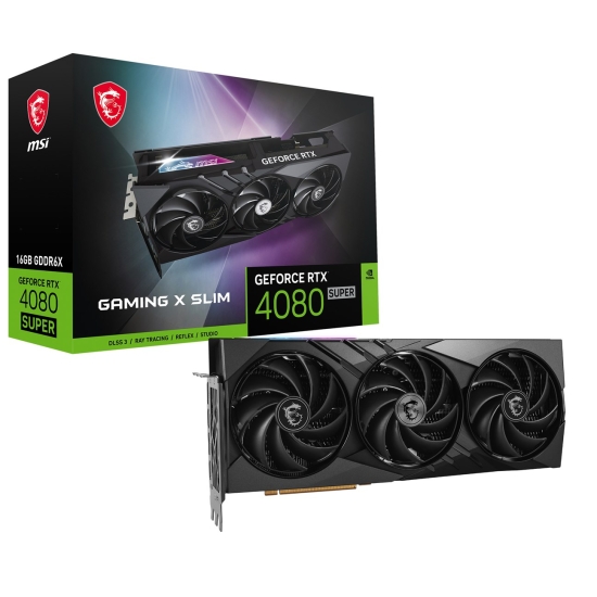 MSI GeForce RTX 4080 SUPER GAMING X SLIM 16 GB GDDR6X